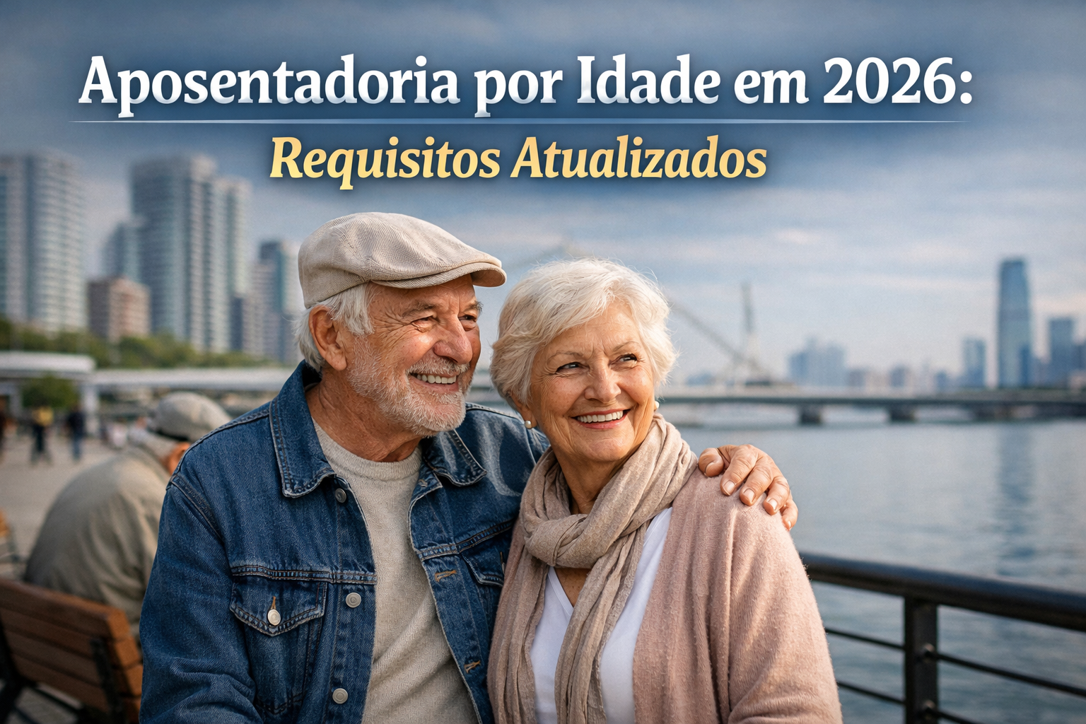 Profissionais analisando documentos sobre aposentadoria por idade 2026